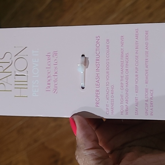 Paris Hilton Pink Bungee Leash - 5FT - Picture 8 of 10